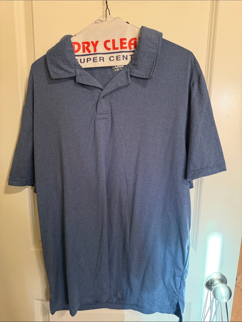 32 Degrees Men's Heather Blue Polo Shirt